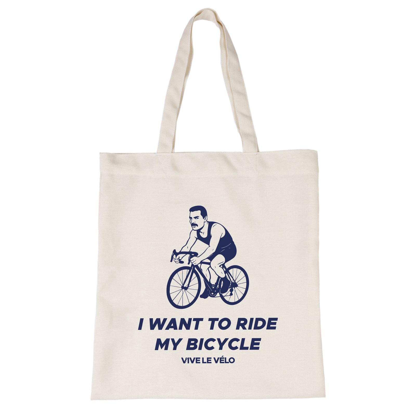 Vive Le Vélo Tote Bag I Want To Ride My Bicycle