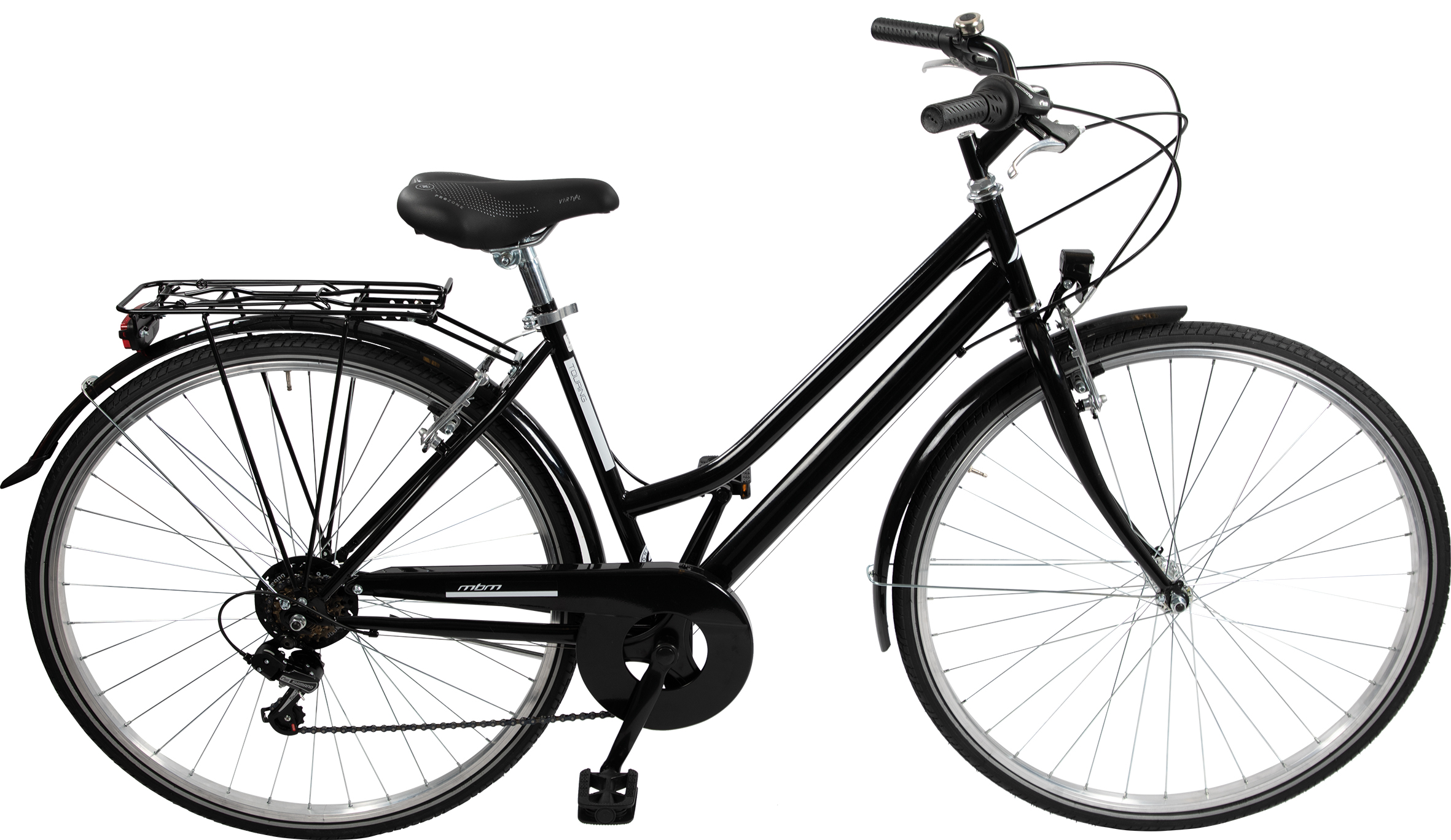 MBM Touring Damesfiets 28" Zwart 6 Versnellingen Shimano