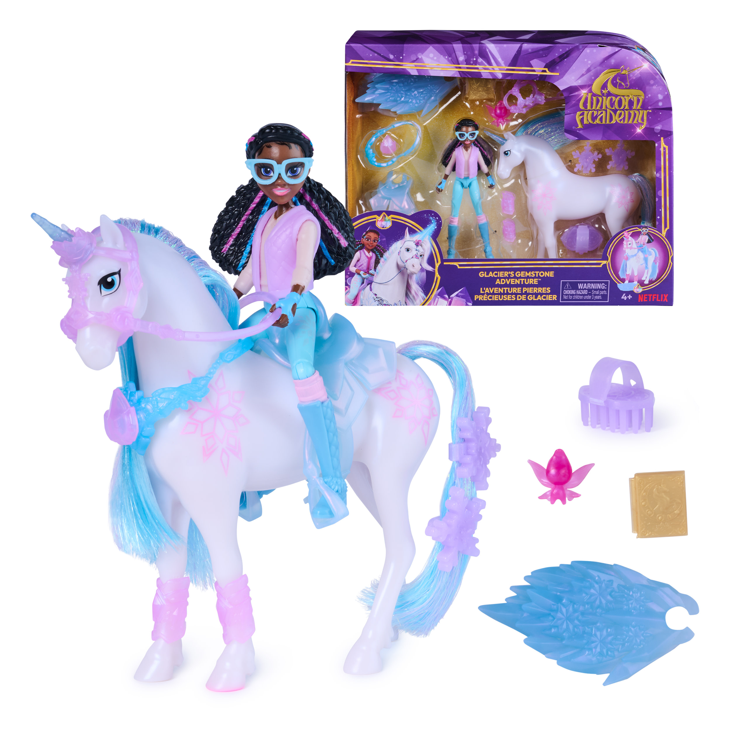 Unicorn Academy Pop Layla & Unicorn Glacier 11,5cm & 12,5cm