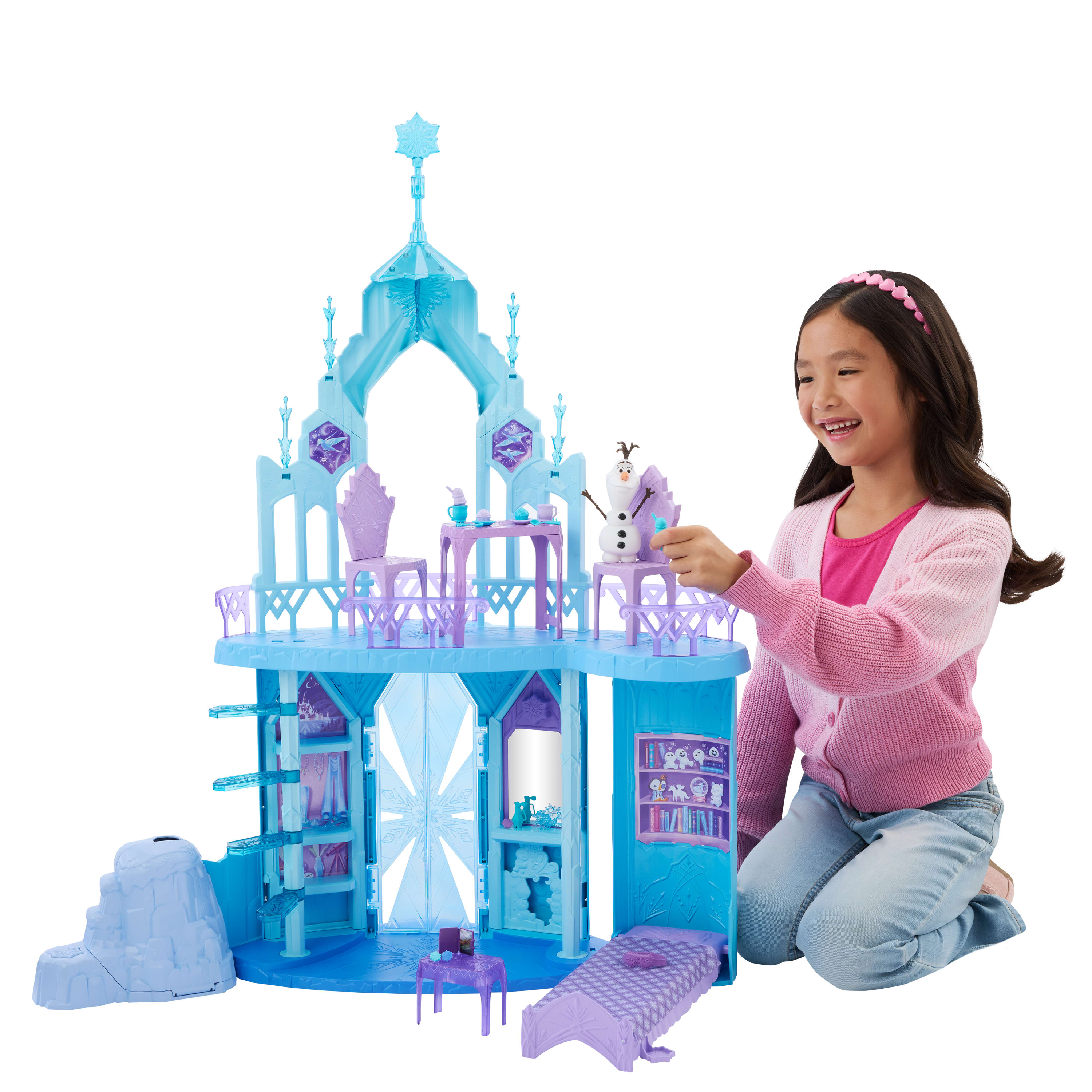 Disney Frozen Elsa's Frozen Ice Palace met Olaf en 24 accessoires