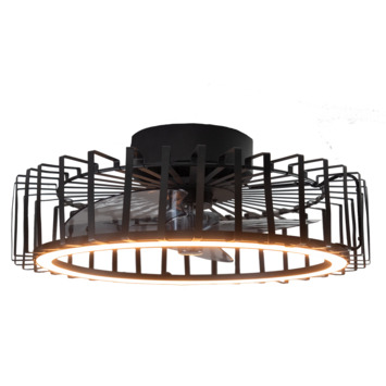 Eglo Orikum Zwart met Verlichting Plafondventilator Ø461mm 3600lm met Afstandsbediening