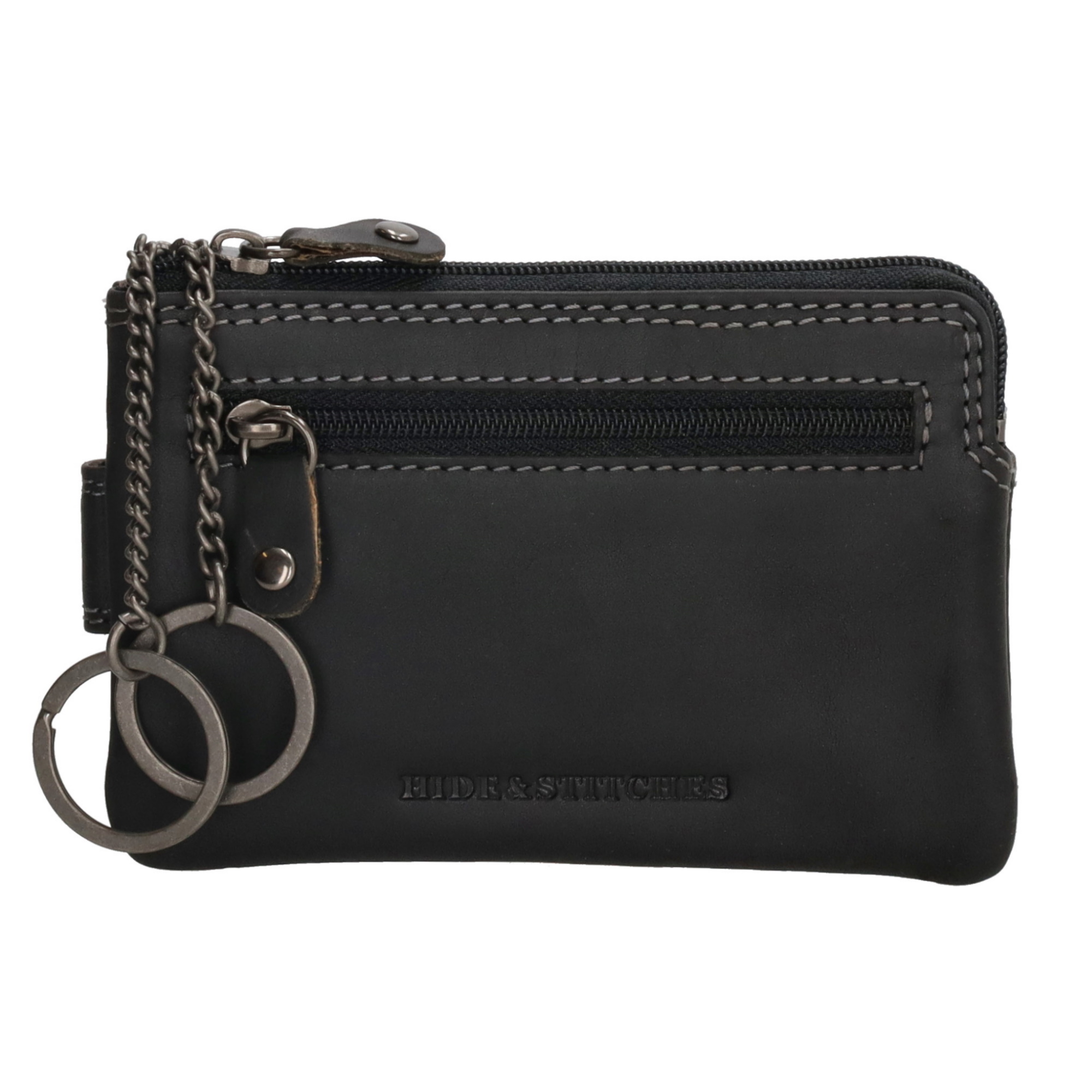 Hide & Stitches Sleuteletui Japura Zwart