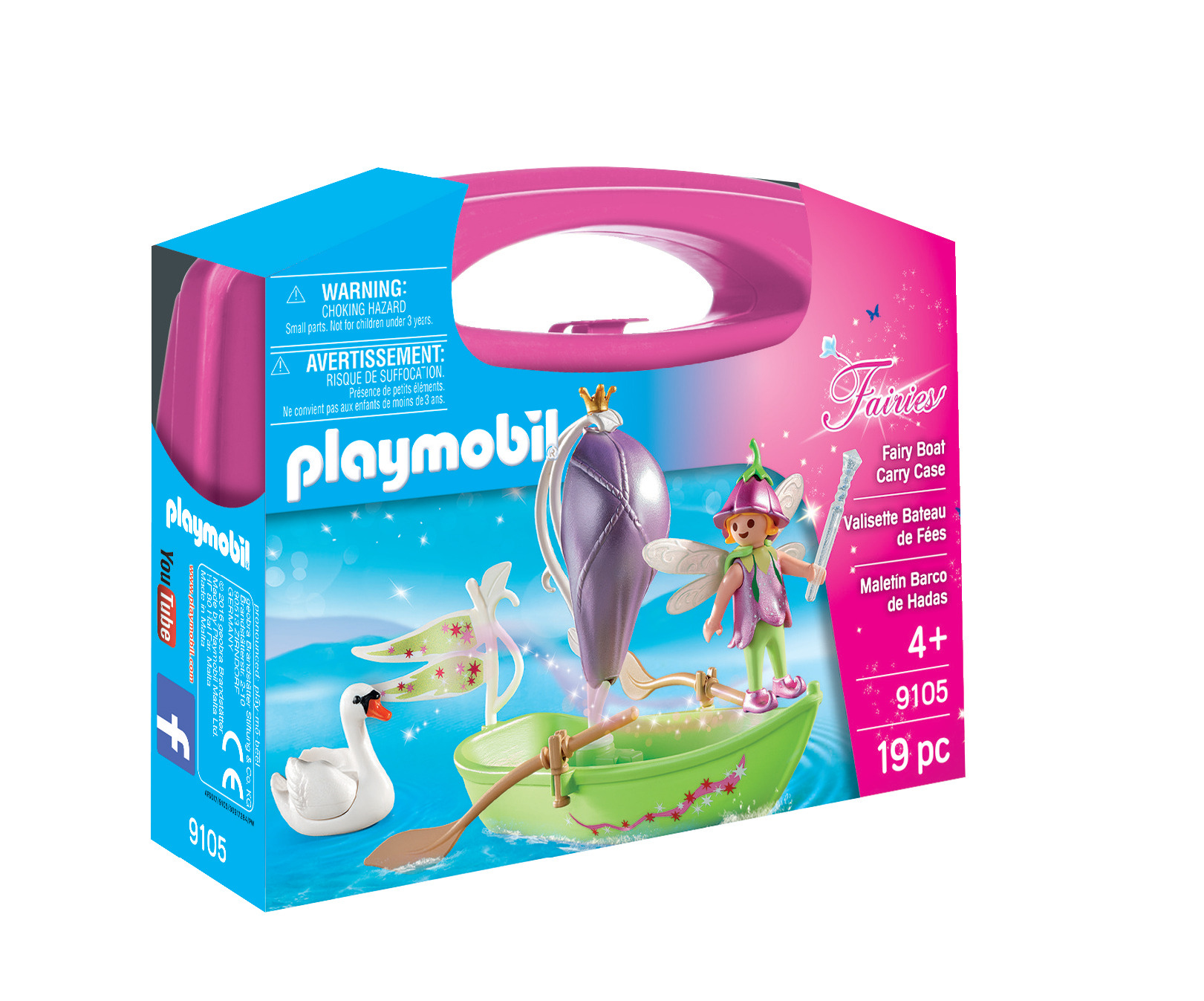 Playmobil 9105 Meeneemkoffer Elf met boot en zwaan