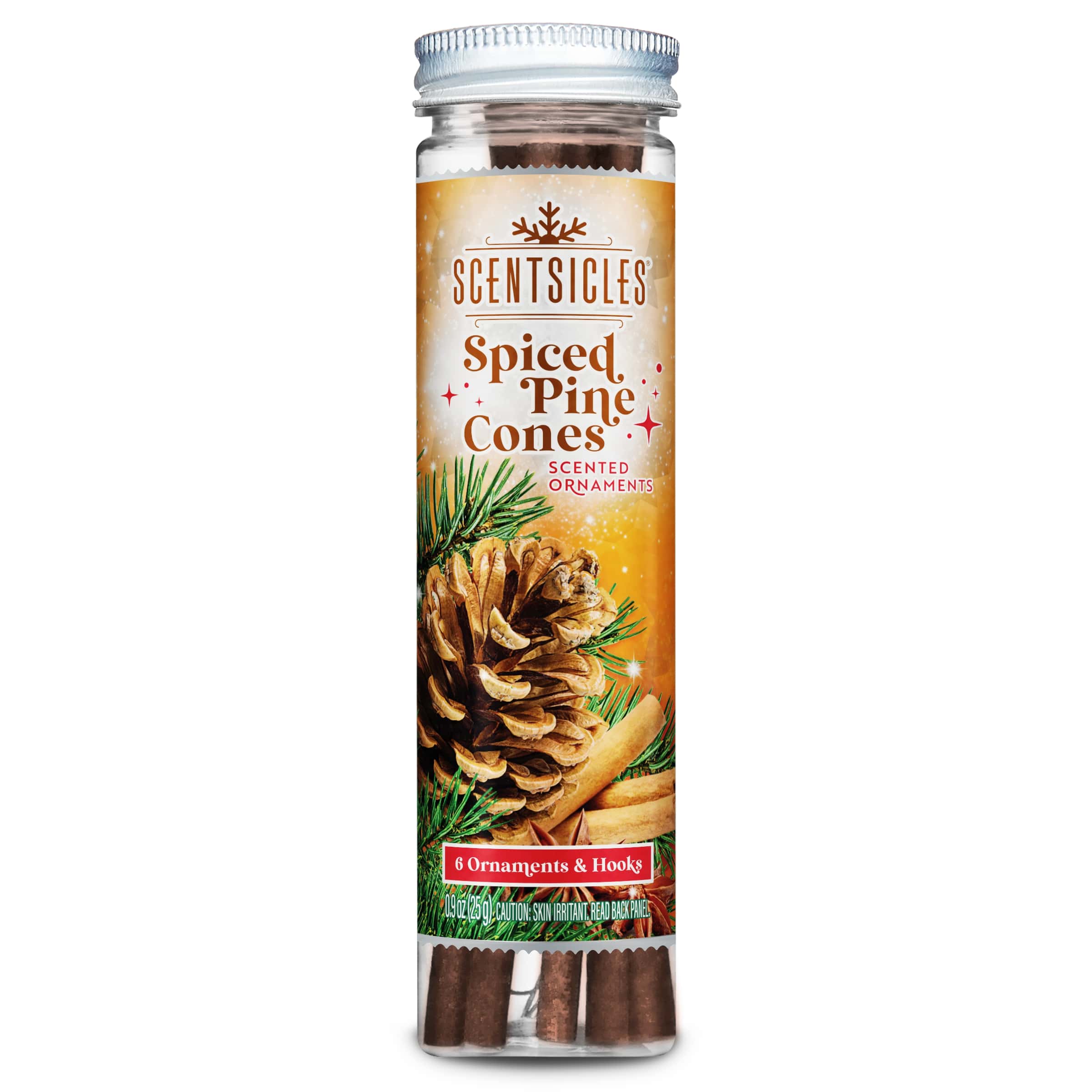 Scentsicles Geurstokjes Spiced Pine Cone 6 stuks