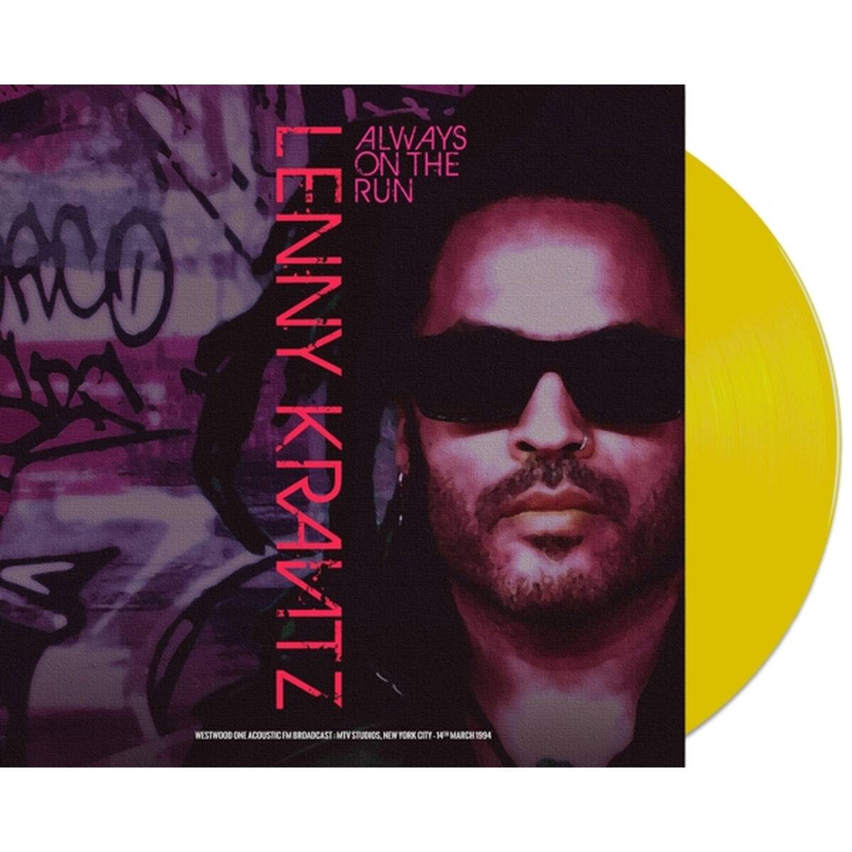 Lenny Kravitz - Always on The Run LP Yellow Vinyl Edition