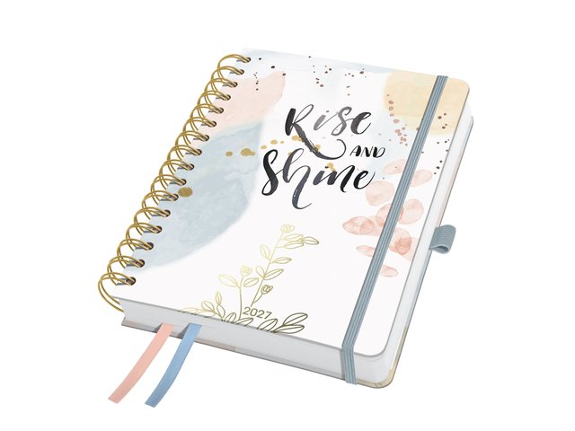 Sigel Agenda 2027 Jolie Inspire A5 1week/2pag Spiraal Soft Glimmer