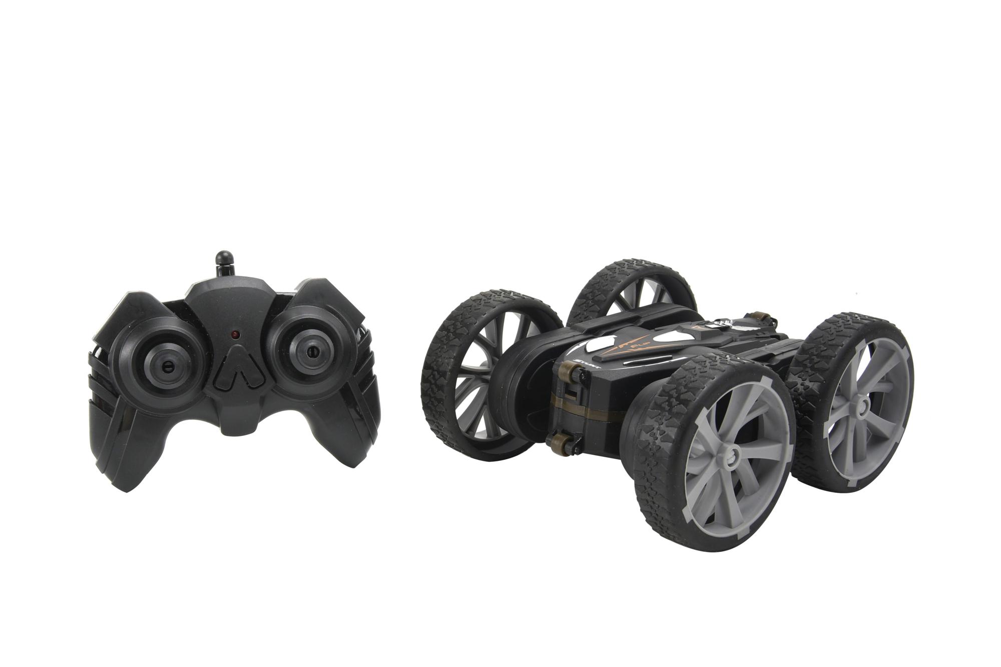 Stunt Car, RC,  4WD, Flip over 360 graden, 15 cm, met licht, 2,4 Ghz