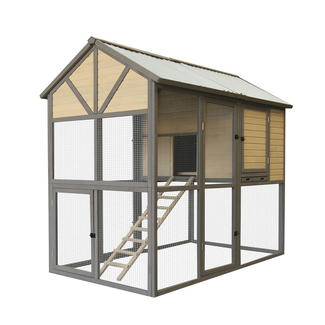 Woodland Kippenhok Lodge Country 209x128x183 cm