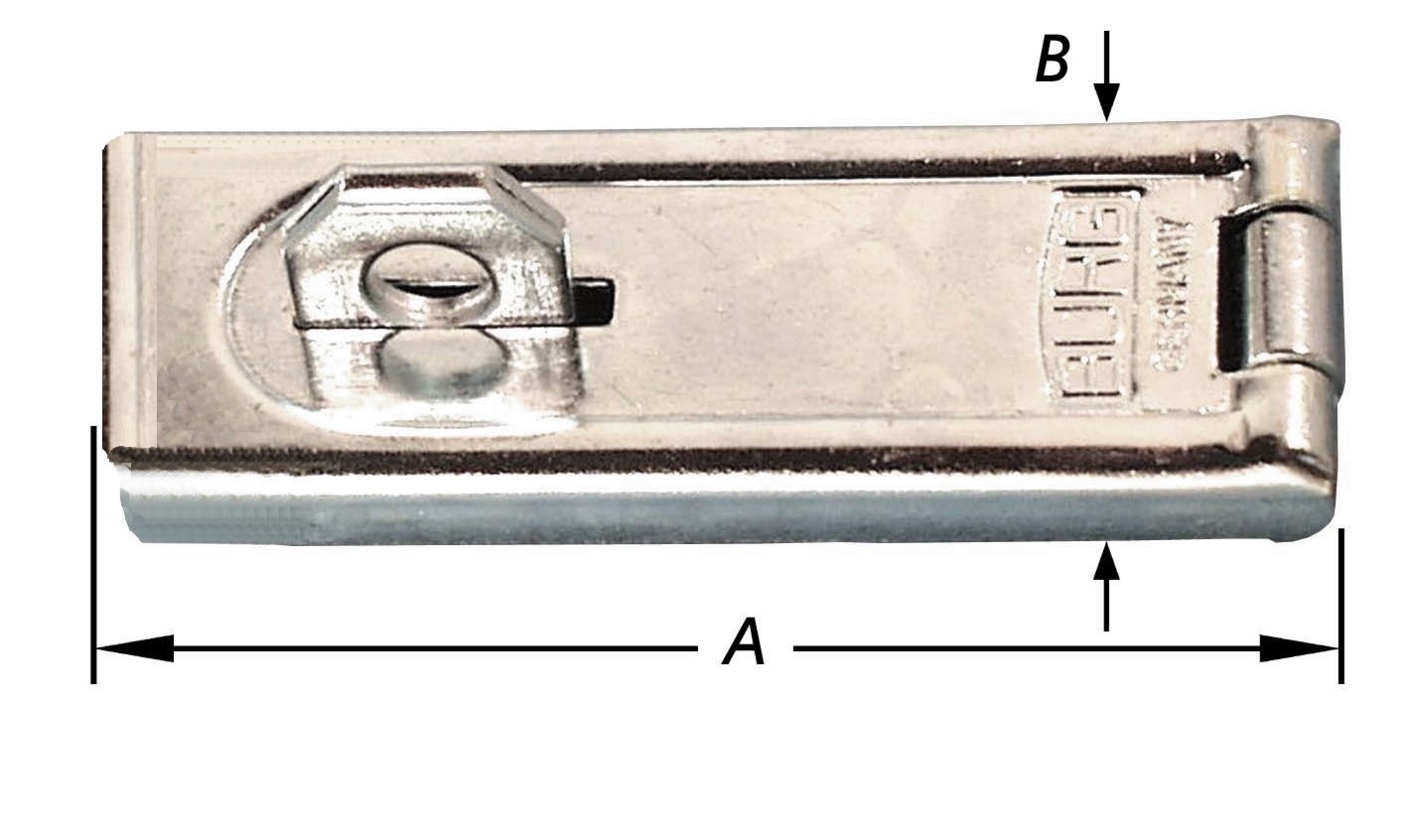 Pacostar Hangslothouder Verzinkt 60 mm