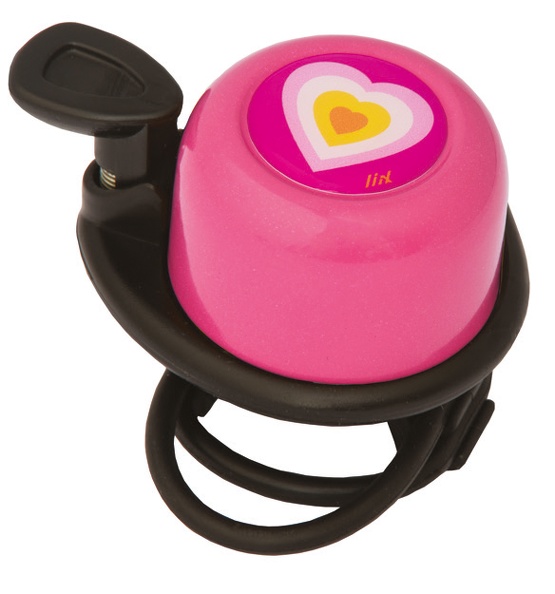 Liix Scooter Fietsbel Love Aura Roze diameter 33 mm