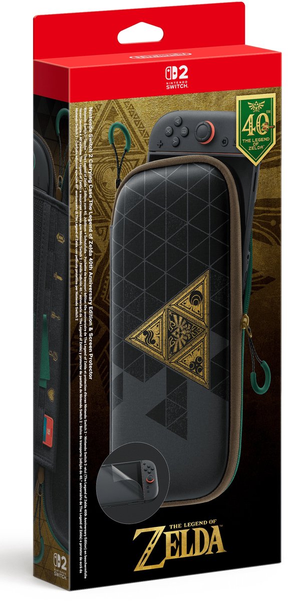 Nintendo Switch 2 Case - The Legends of Zelda 40th Anniversary Edition