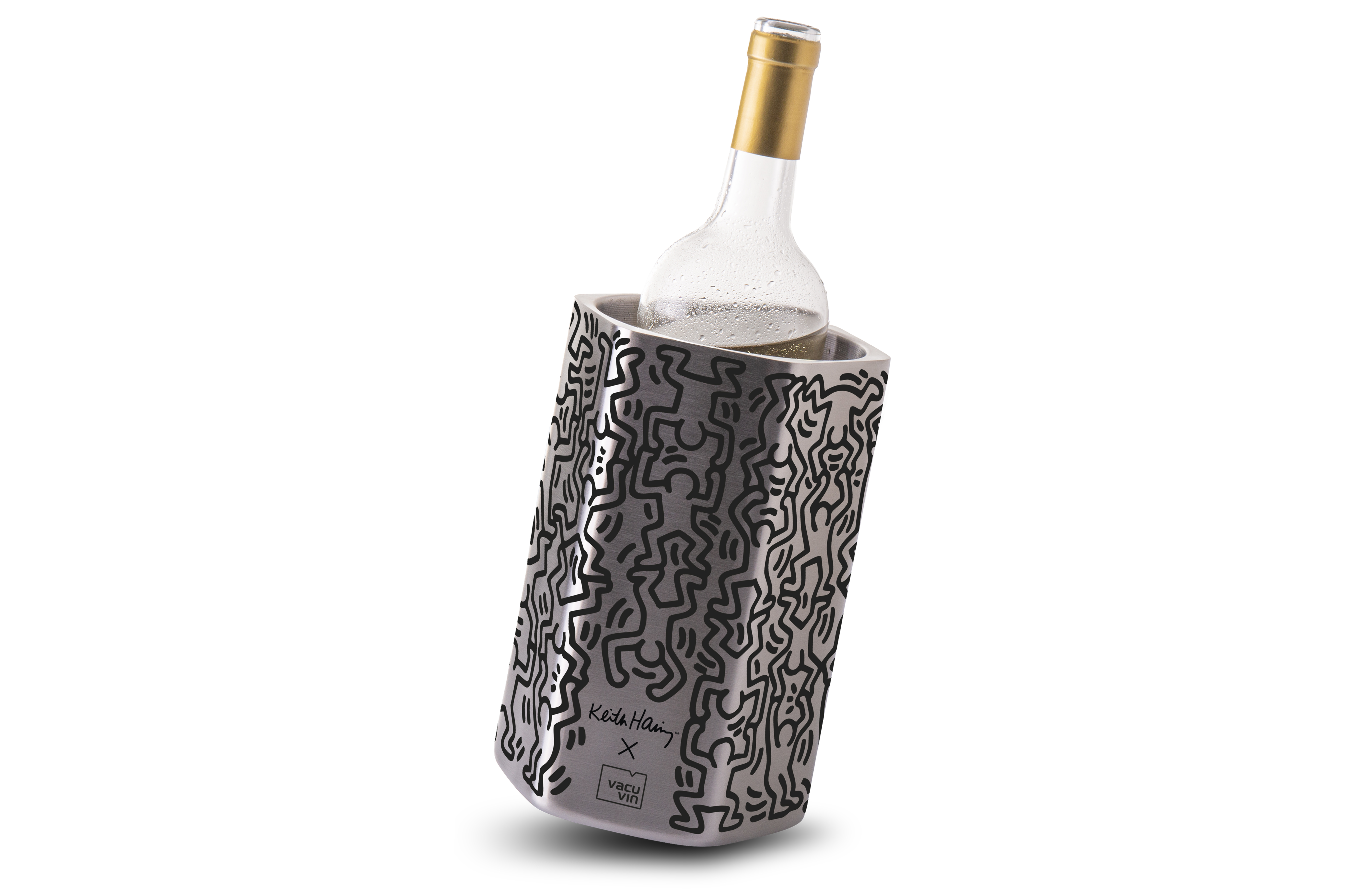 Vacu Vin Wijnkoeler Hive Keith Haring - 13x12x20 cm