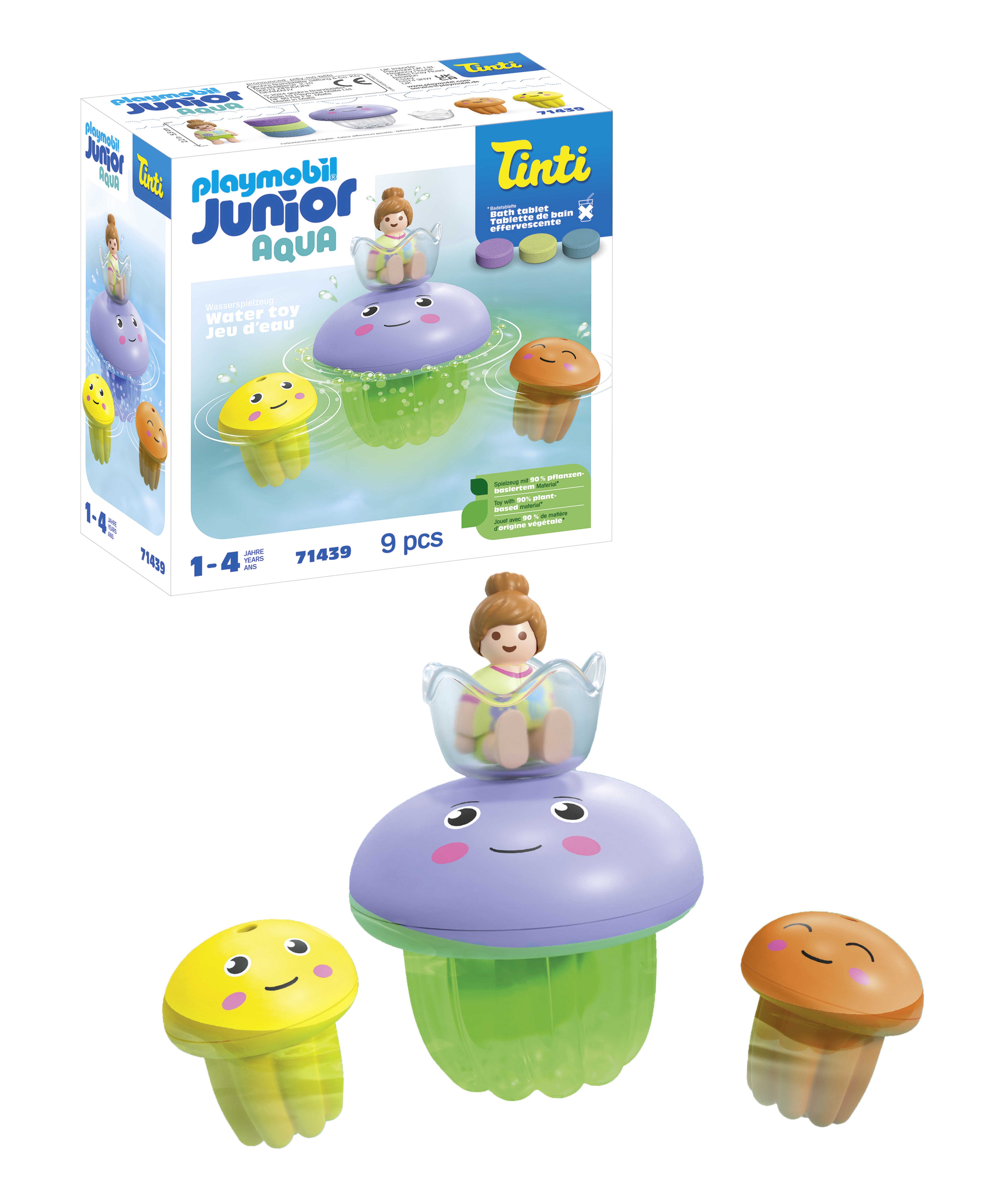 Playmobil 71439 PLAYMOBIL Junior Junior & Tinti: Kleurrijke kwallenfamilie