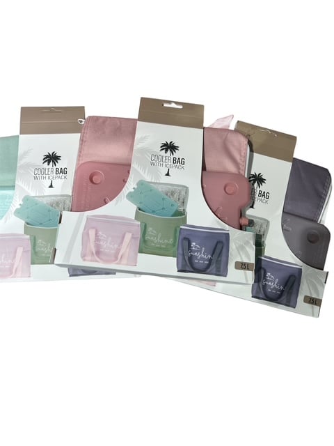 Koeltas met Koelelement 25x15x23 cm - assorti - prijs per stuk