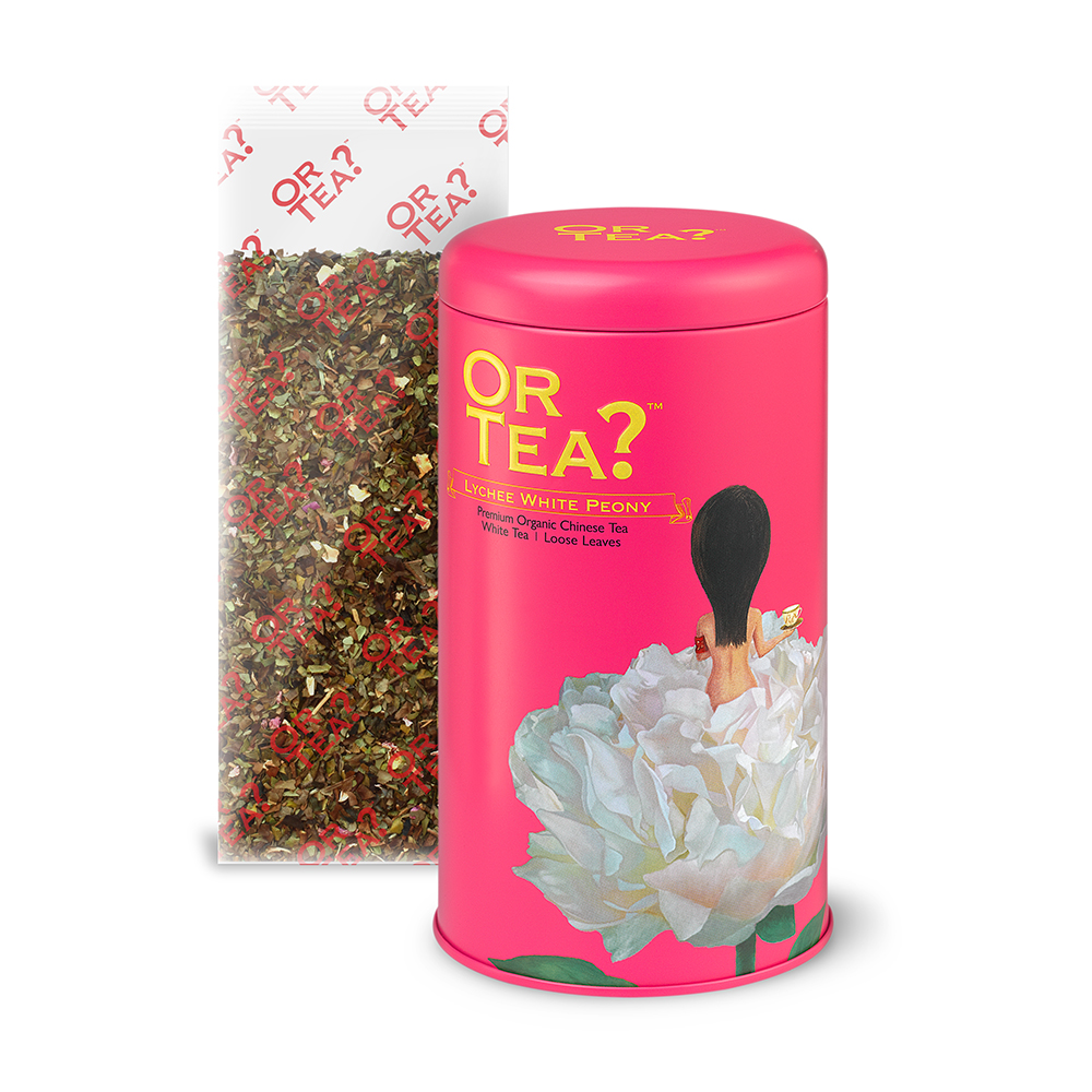 Or Tea? Lychee White Peony Bio Thee Blik 50g