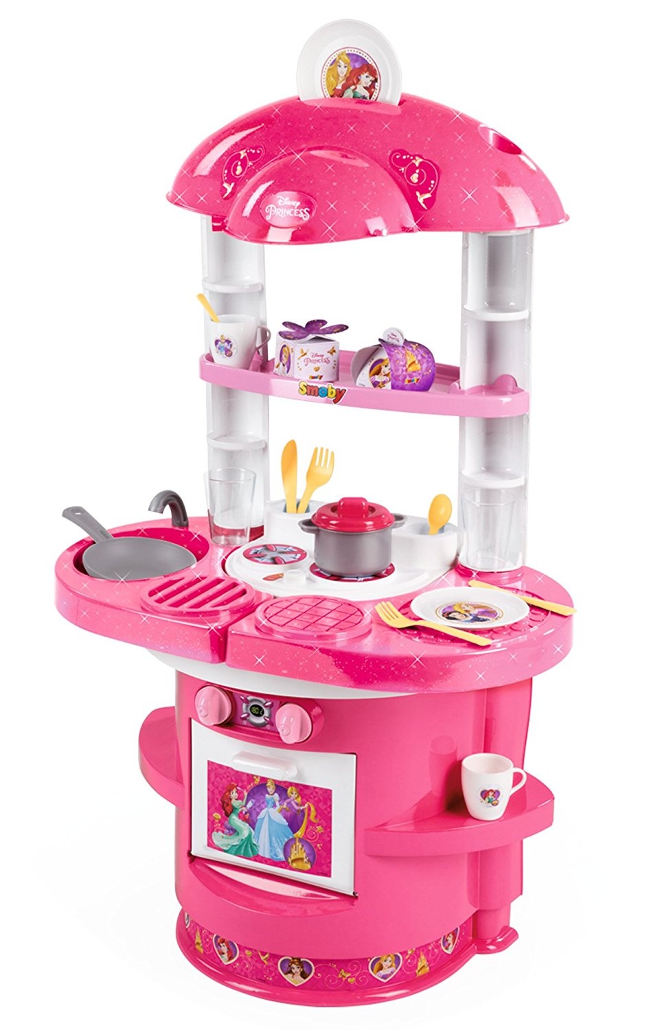 Smoby Mijn Eerste Disney Princess Keuken 17 accessoires - 80 cm hoog
