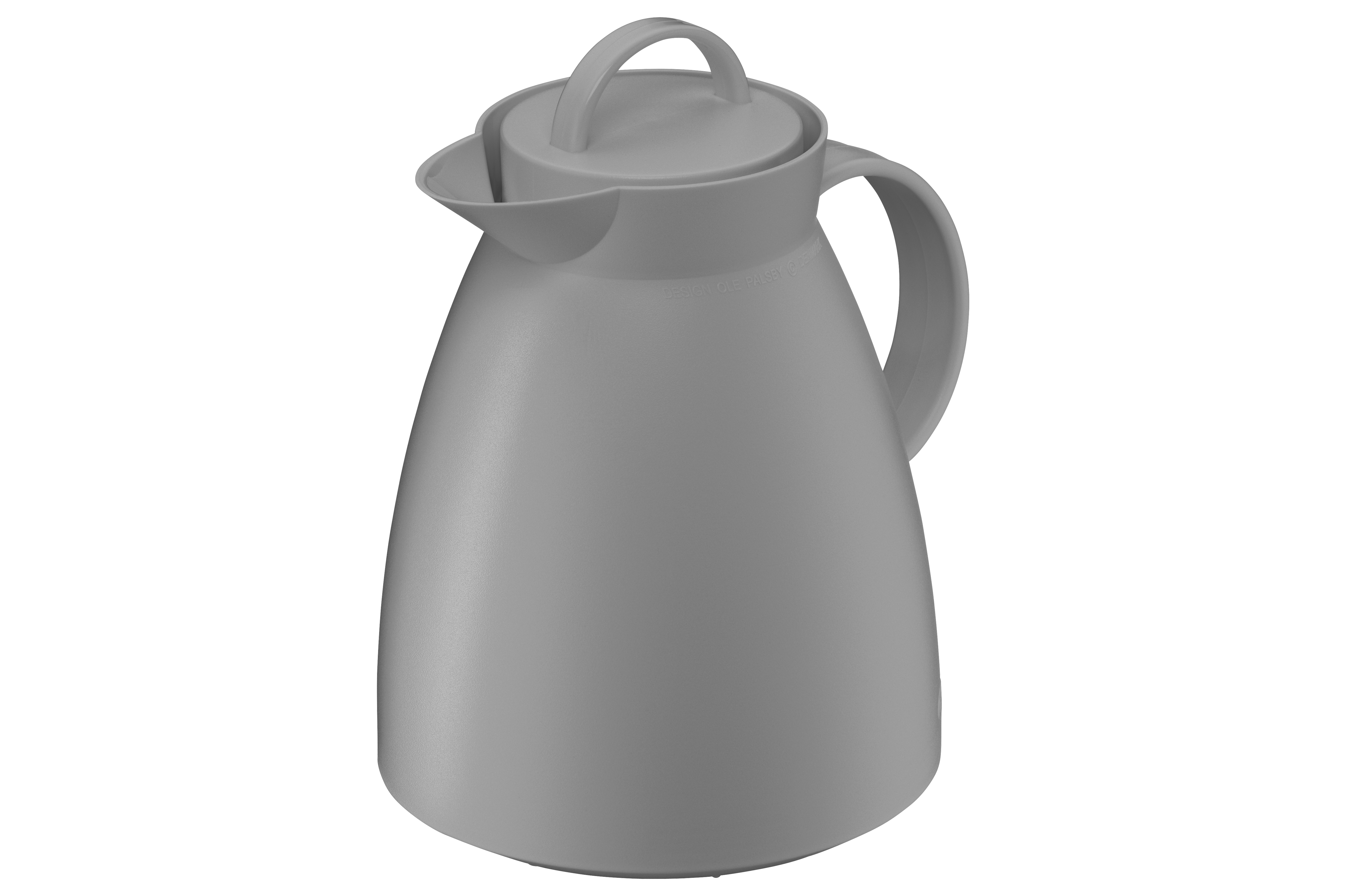 Alfi Schenkkan Dan Graphite Grey 1l - Mat - 17x24 cm - met Glazen Binnenfles