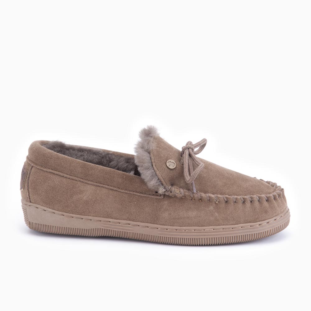 Warmbat Pantoffel Dames Koala suede Mud Maat 38