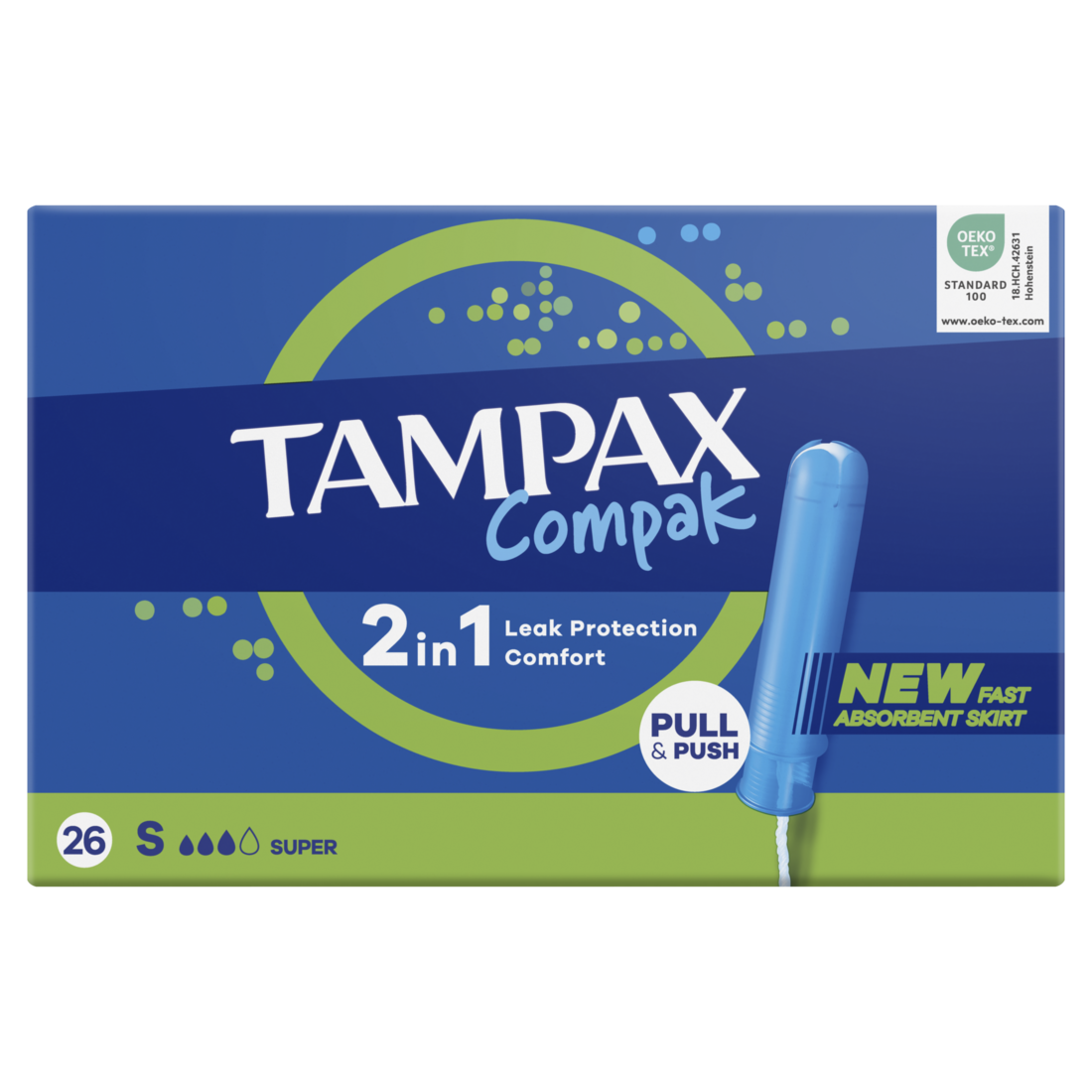 Tampax Tampon Compak Super 26 Stuks