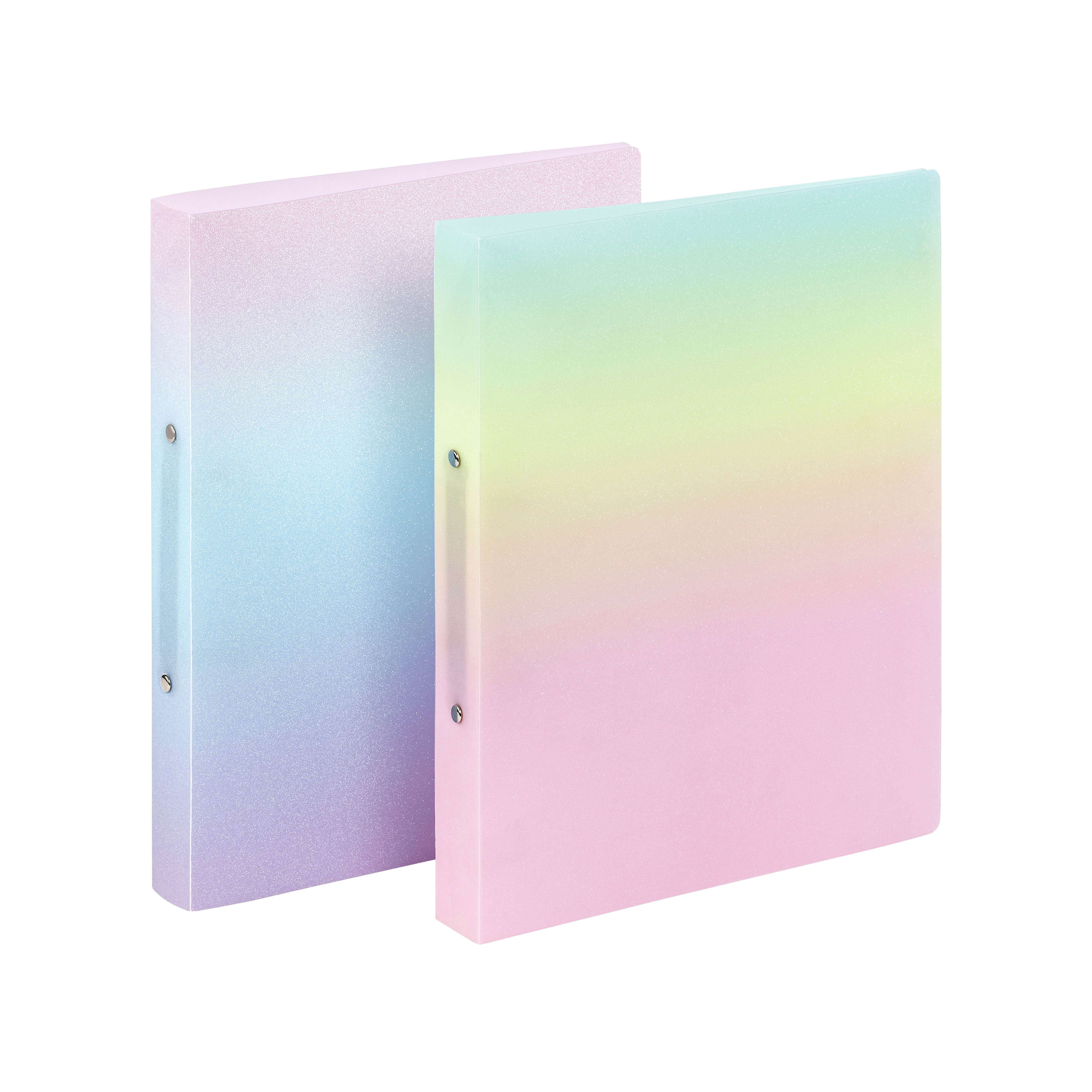Viquel Ringmap A4 Glittery PP Rug 3.5 cm assorti - prijs per stuk