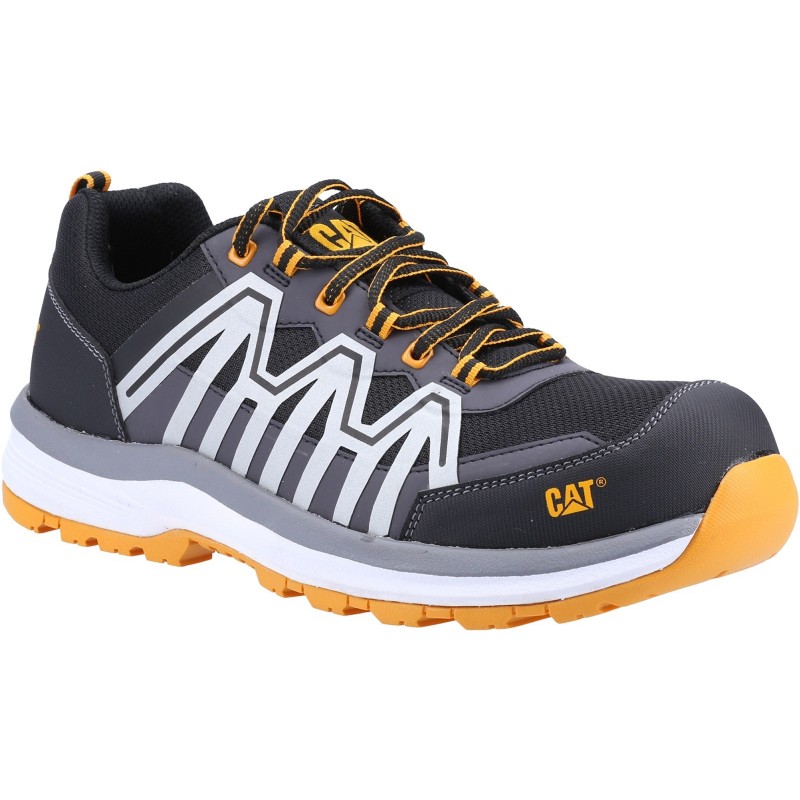 Caterpillar Werkschoen Heren Charge S3CT Sneaker - Black/Orange - maat 43