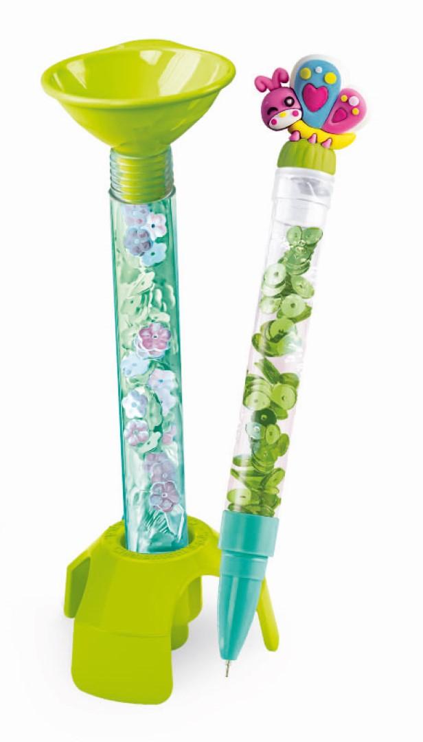 Clementoni Idea, maak je eigen pennen, Mooie Vlinders, 3 pack