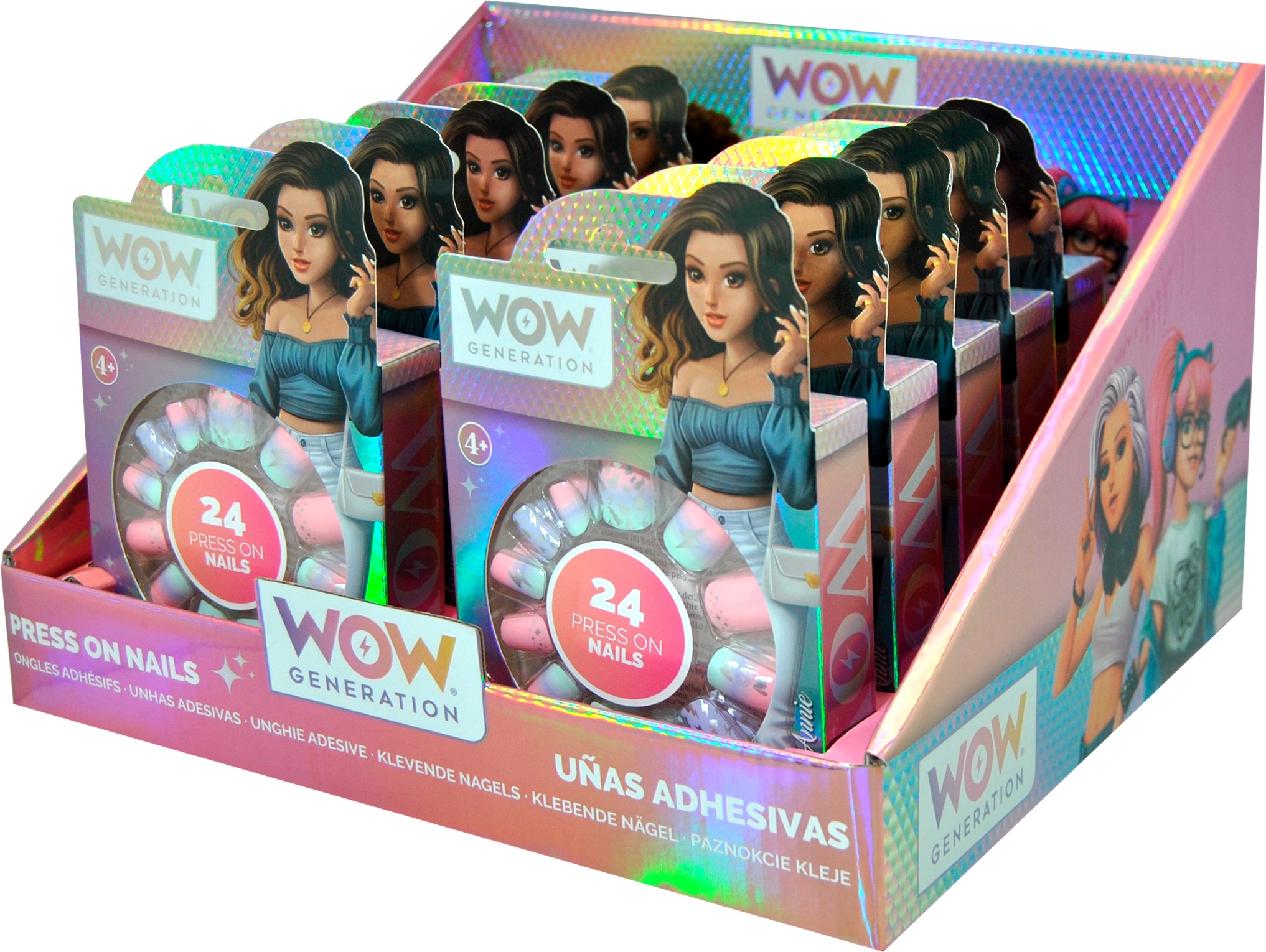 Wow Generation Zelfklevende Nagels 24 stuks
