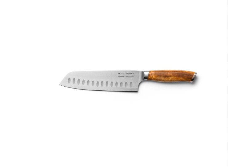 BK Peter Goossens Santokumes 17cm - RVS/Acaciahout