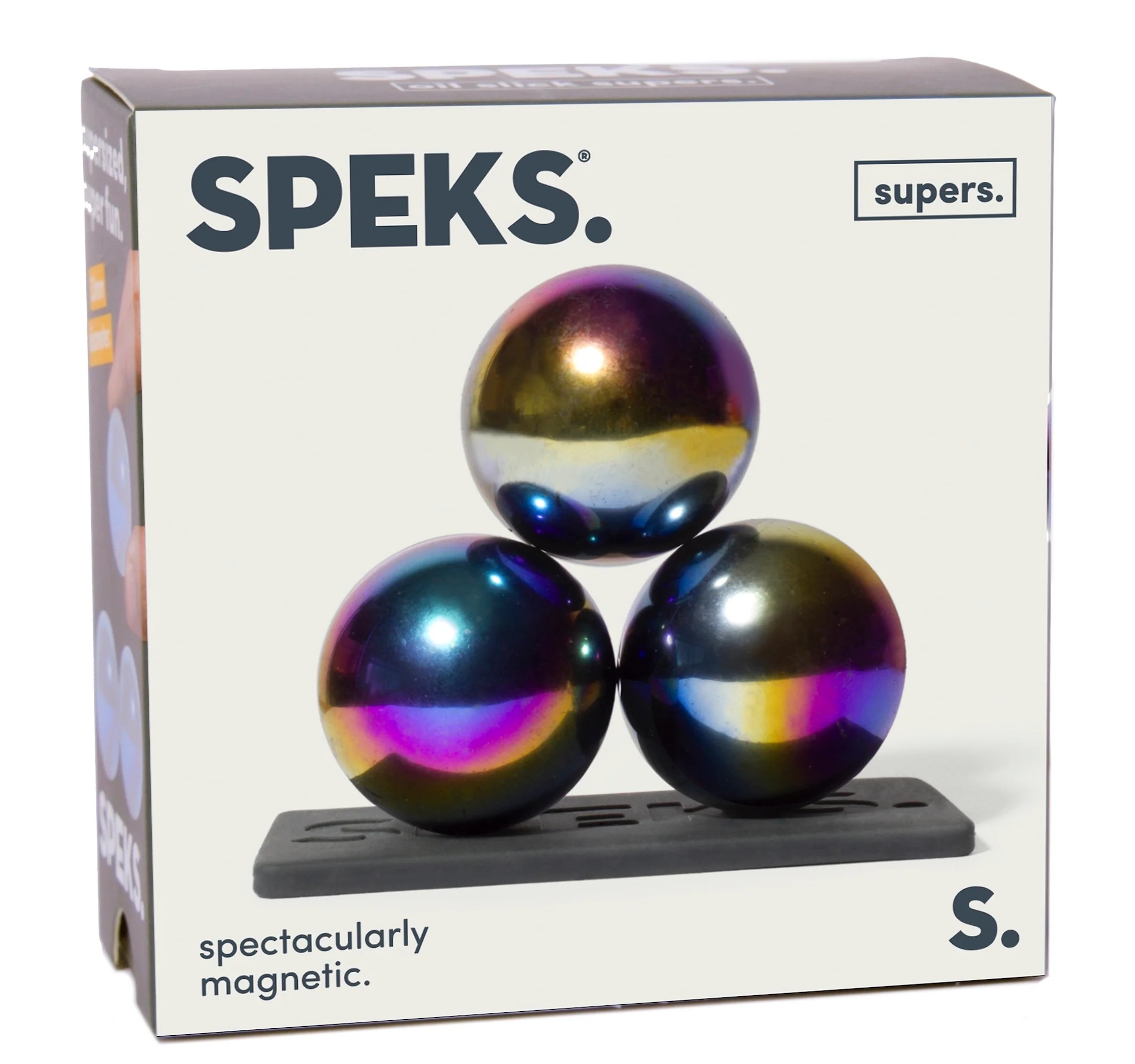 Spek Supers Giant Magnet Balls Oil Slick set 3 stuks - 9.5x9.5x3.8 cm