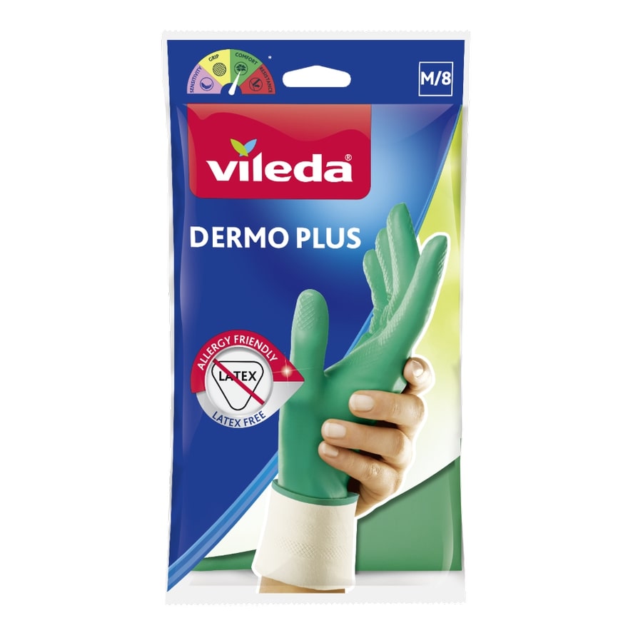 Vileda Handschoenen Dermo Plus Nitril Latexvrij M - 1 Paar