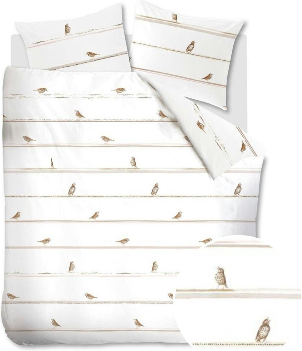 Marjolein Bastin Dekbedovertrek Thrush 240x200/220 cm Natural Katoen