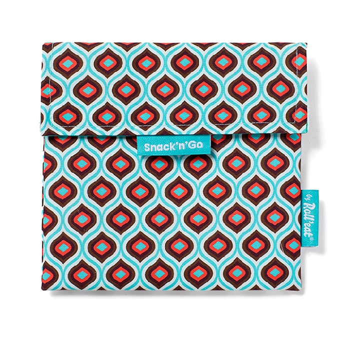 Snack'n'Go Snackzakje Herbruikbaar Vintage Drop  - 18x18 cm - by Roll'eat