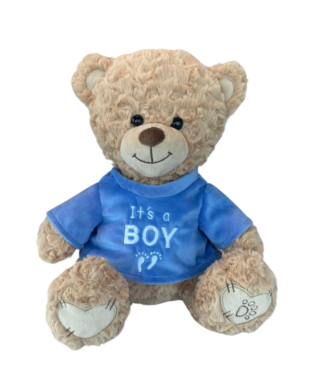 Dotti Bear Pluche met T-Shirt It's a Boy 30 cm