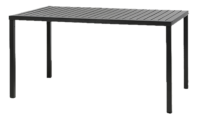 Nardi Tuintafel Cube Antraciet 140x80 cm