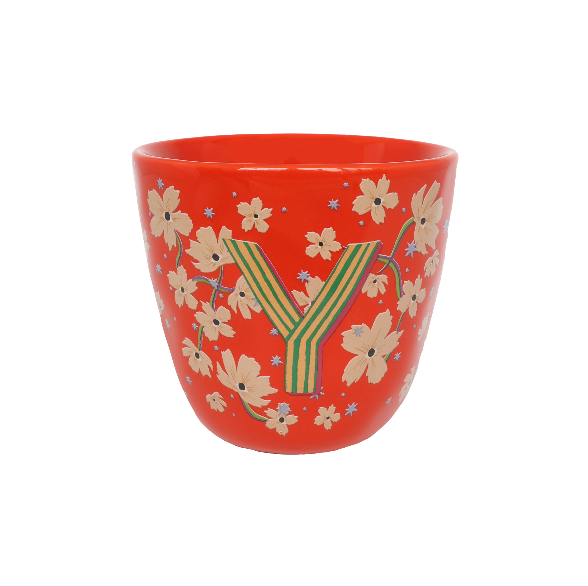 ATLITW Studio Cup Letter Y 200ml - Keramiek - 8x7.5 cm