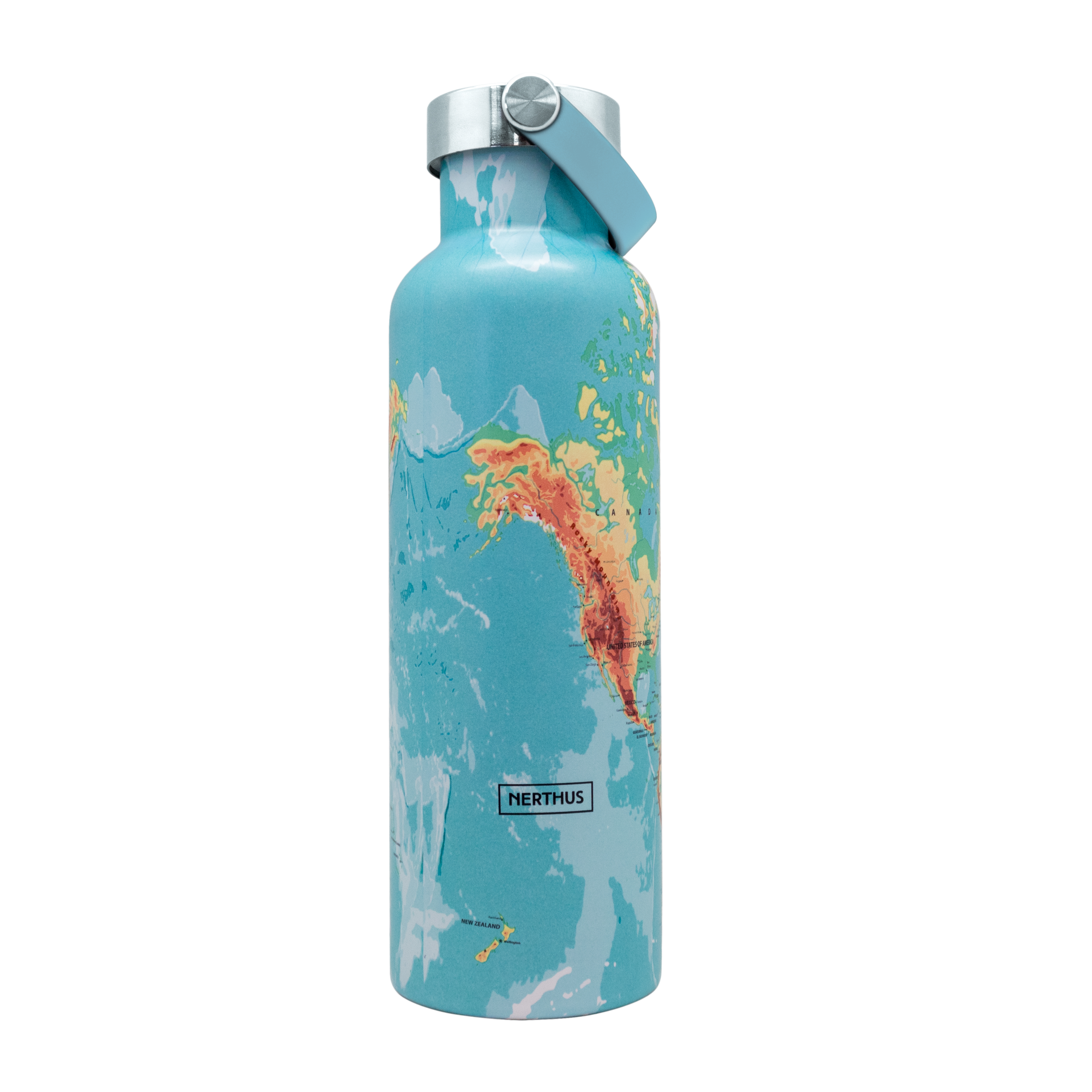 Nerthus Isoleerfles De Wereld 750ml - Drinkfles Sport Vacuum