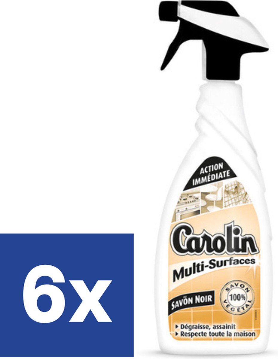 Carolin Allesreiniger Zwarte Zeep-Multi- oppervlakten Spray 650 ml