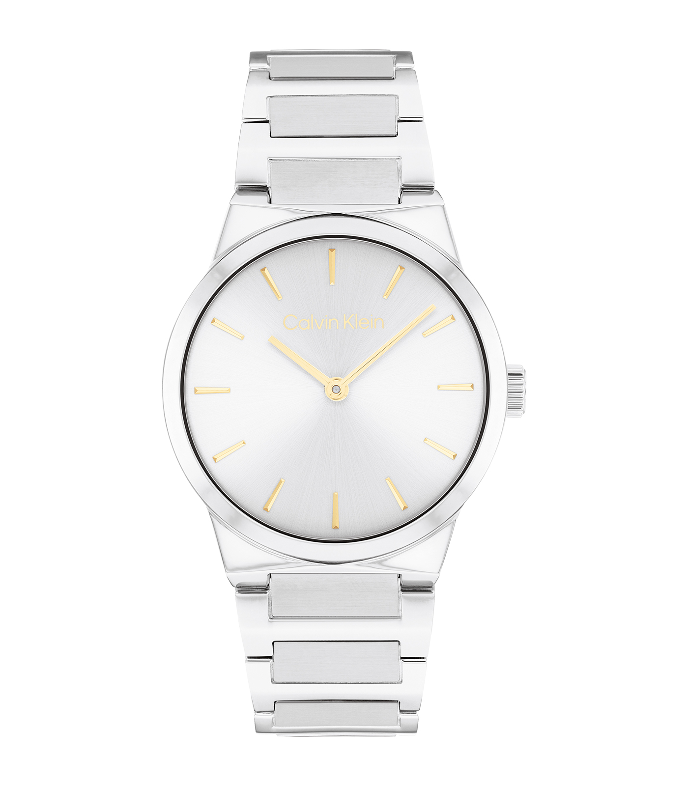 Calvin Klein Polshorloge Linear Elegance Zilver