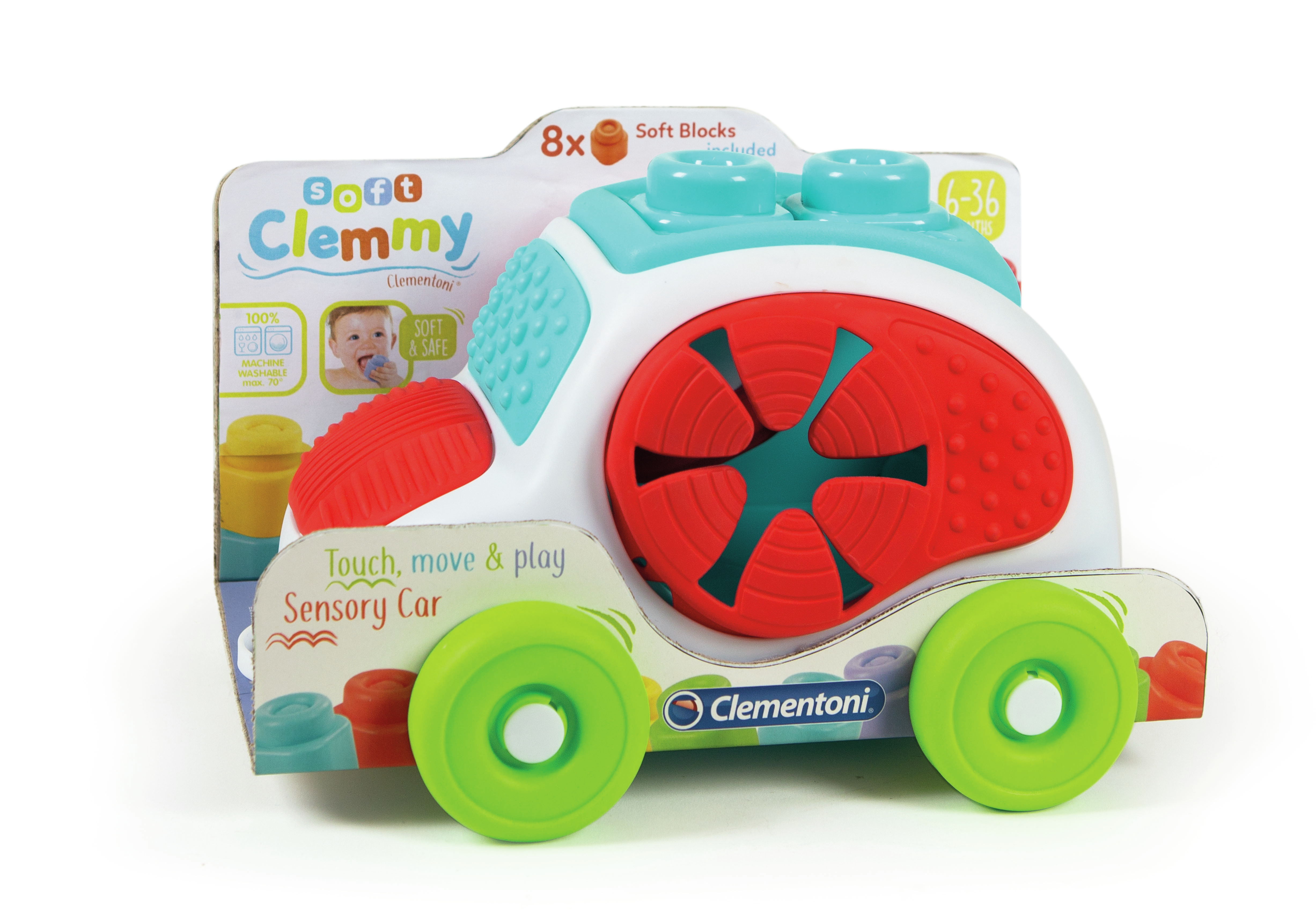 Baby Clementoni Vormendoos Auto Clemmy