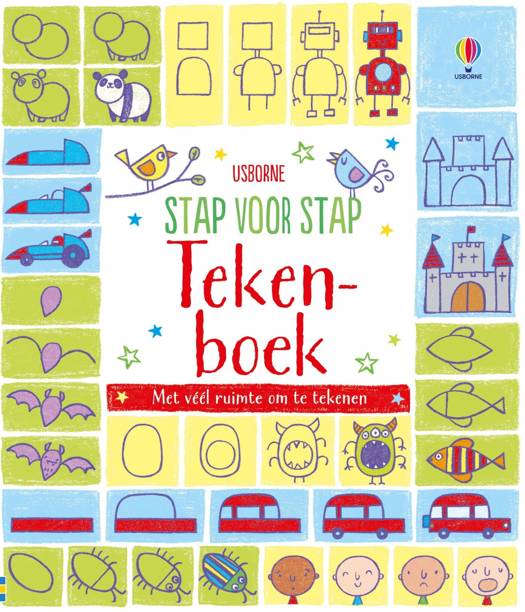 Stap voor Stap Tekenboek 4+