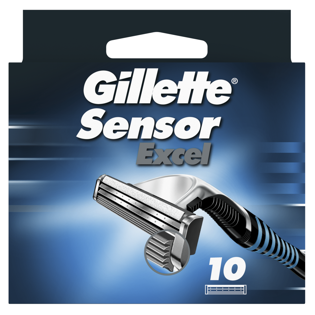 Gillette Scheermesjes Sensor Excell 10 stuks