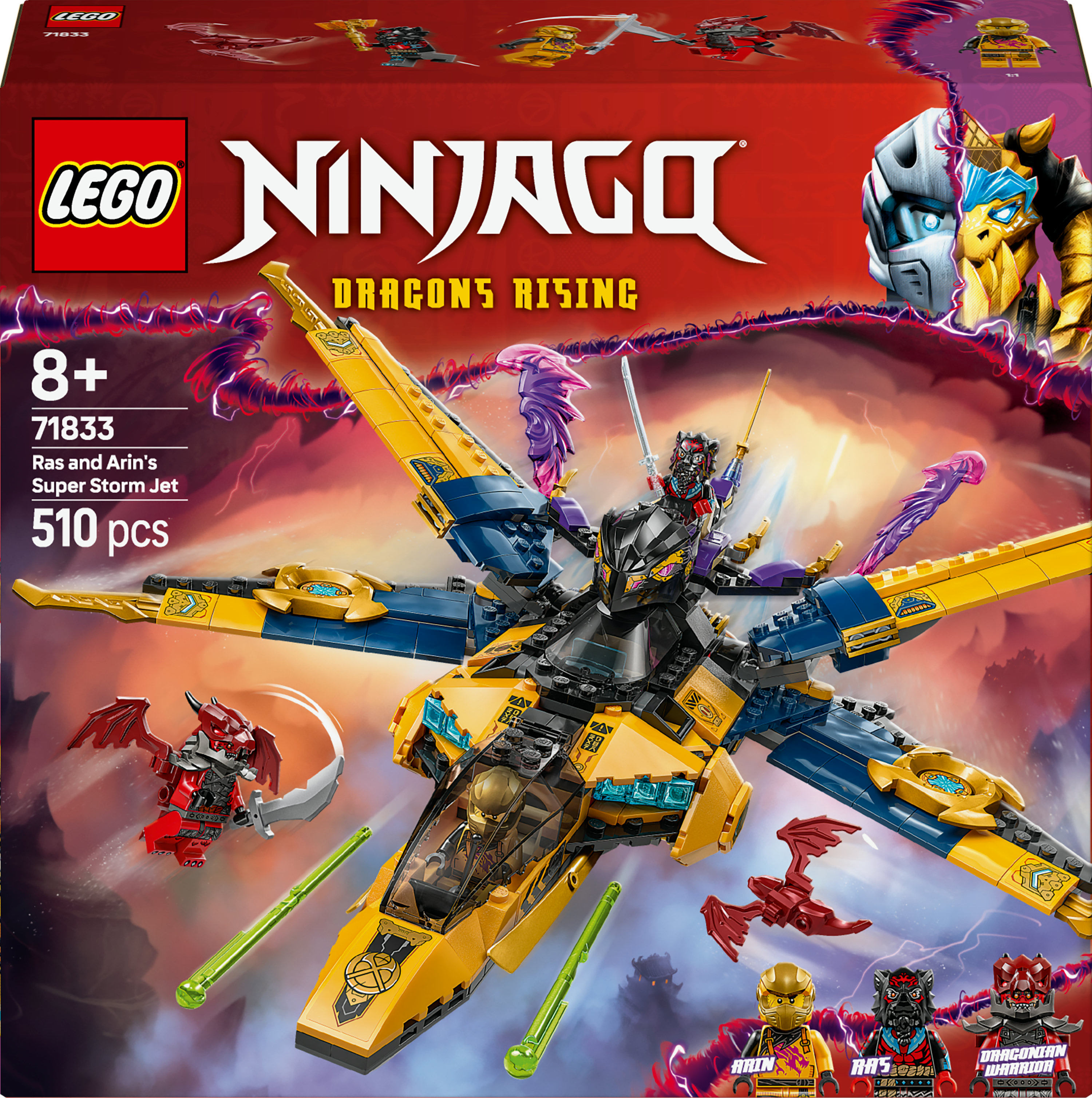 LEGO  Ninjago 71833 Ras en Arins Superstormvliegtuig