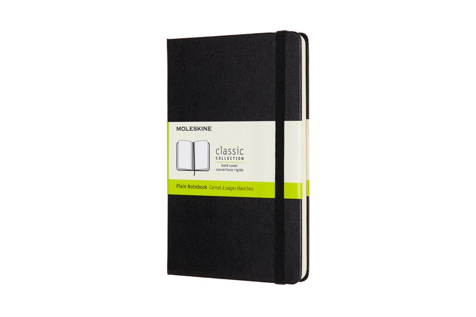 Moleskine Notebook Medium Notes Blanco Hard Cover - Zwart