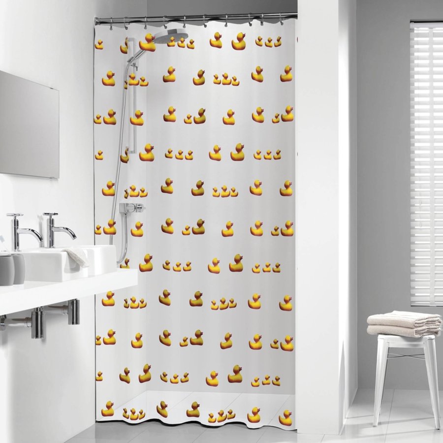 Sealskin Douchegordijn Duckling 180x200cm