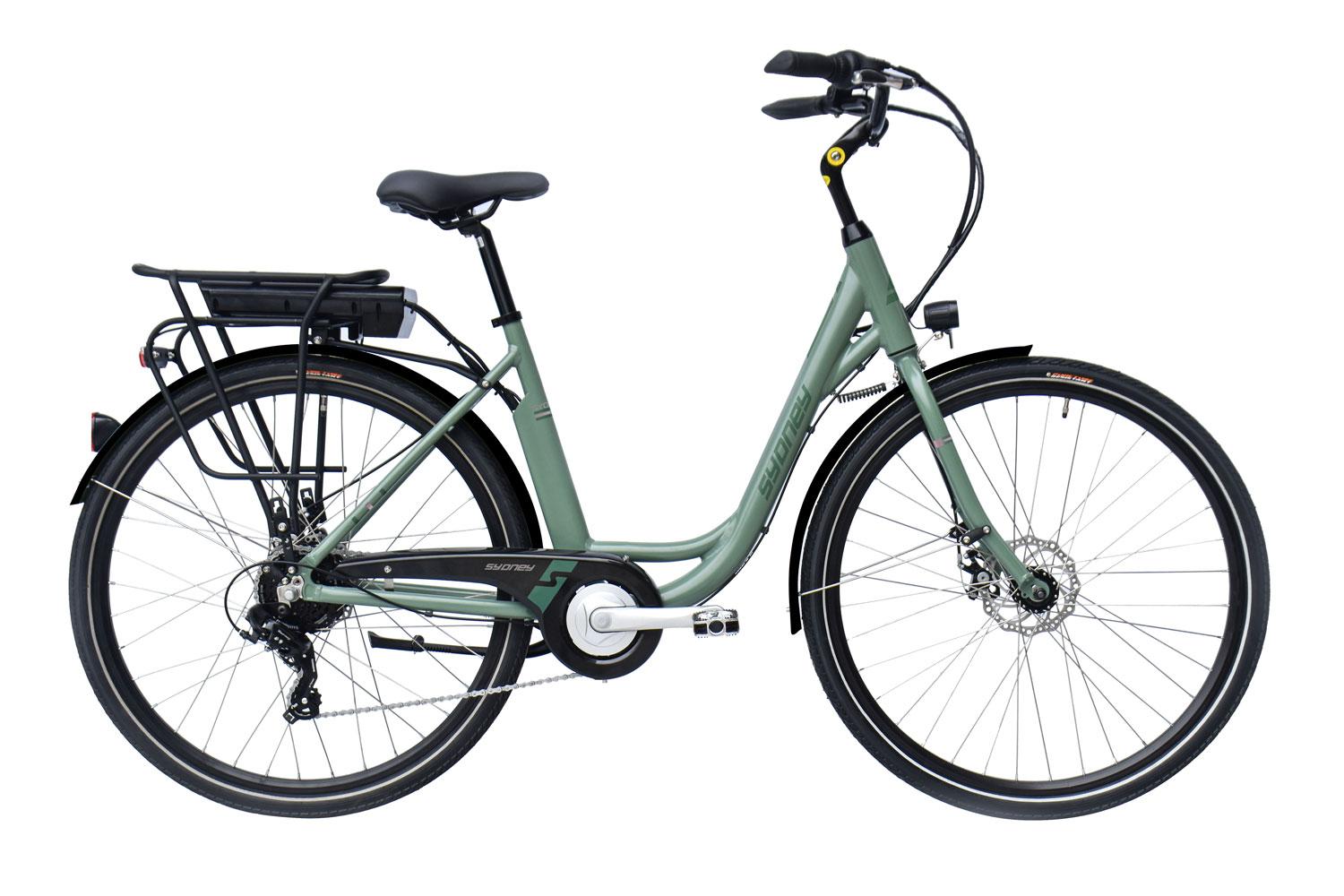 E-bike Sydney Damesfiets 28" Groen