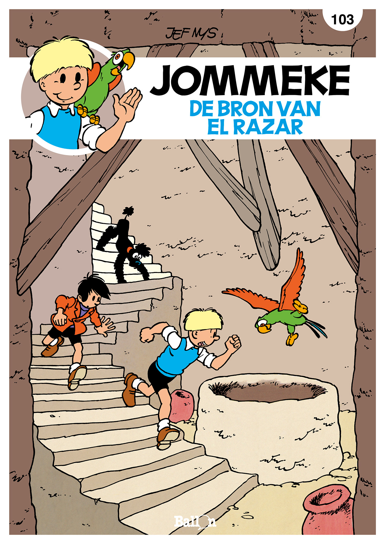 Stripverhaal Jommeke 103 De bron van El Razar