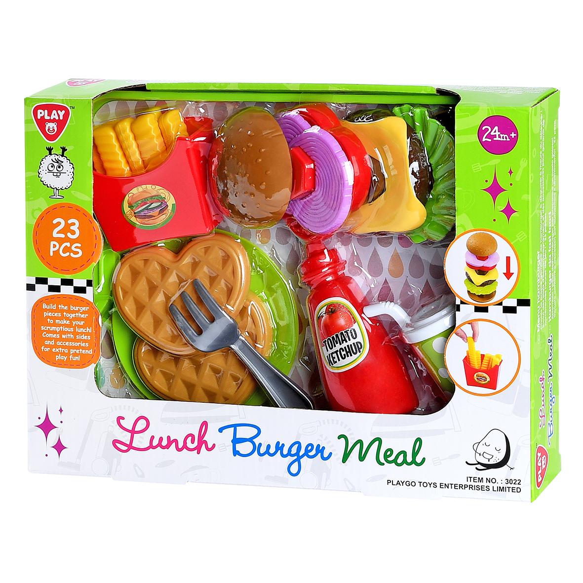 Playgo lunch Burger Meal, alles voor een Hamburgerrestaurant maaltijd