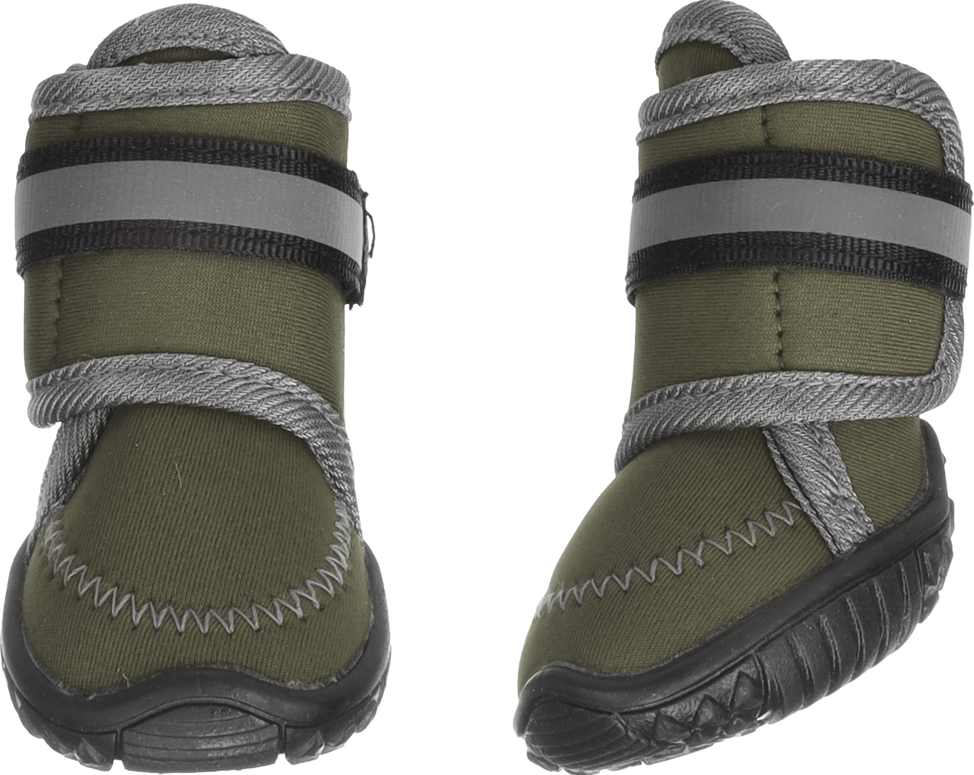 Flamingo Hondenschoenen Kajan extra small Groen 2 stuks