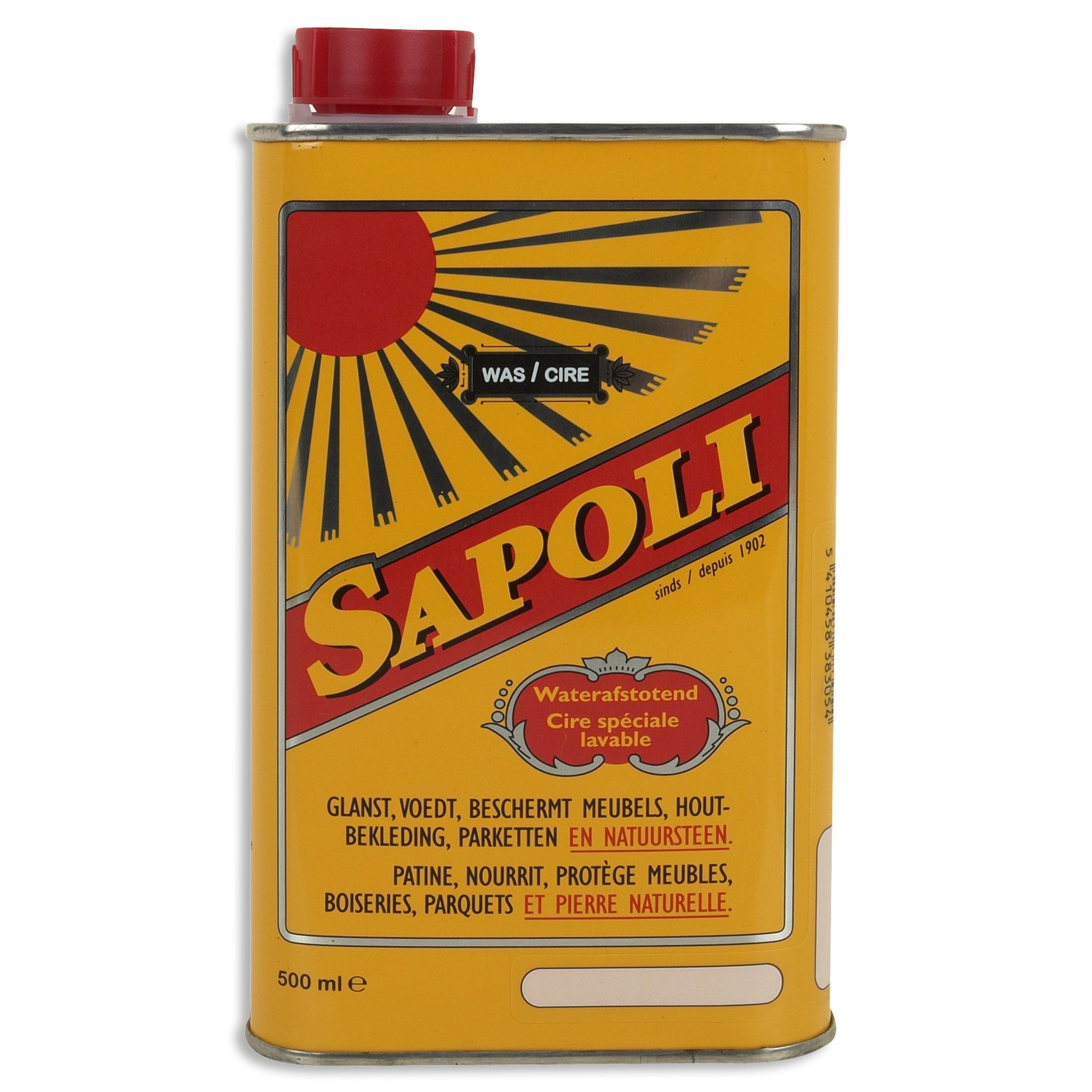 Sapoli Boenwas Wasbaar Wit 500 ml