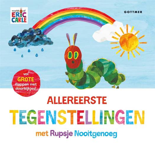 Allereerste Tegenstellingen met Ruspje Nooitgenoeg - Eric Carle +18m